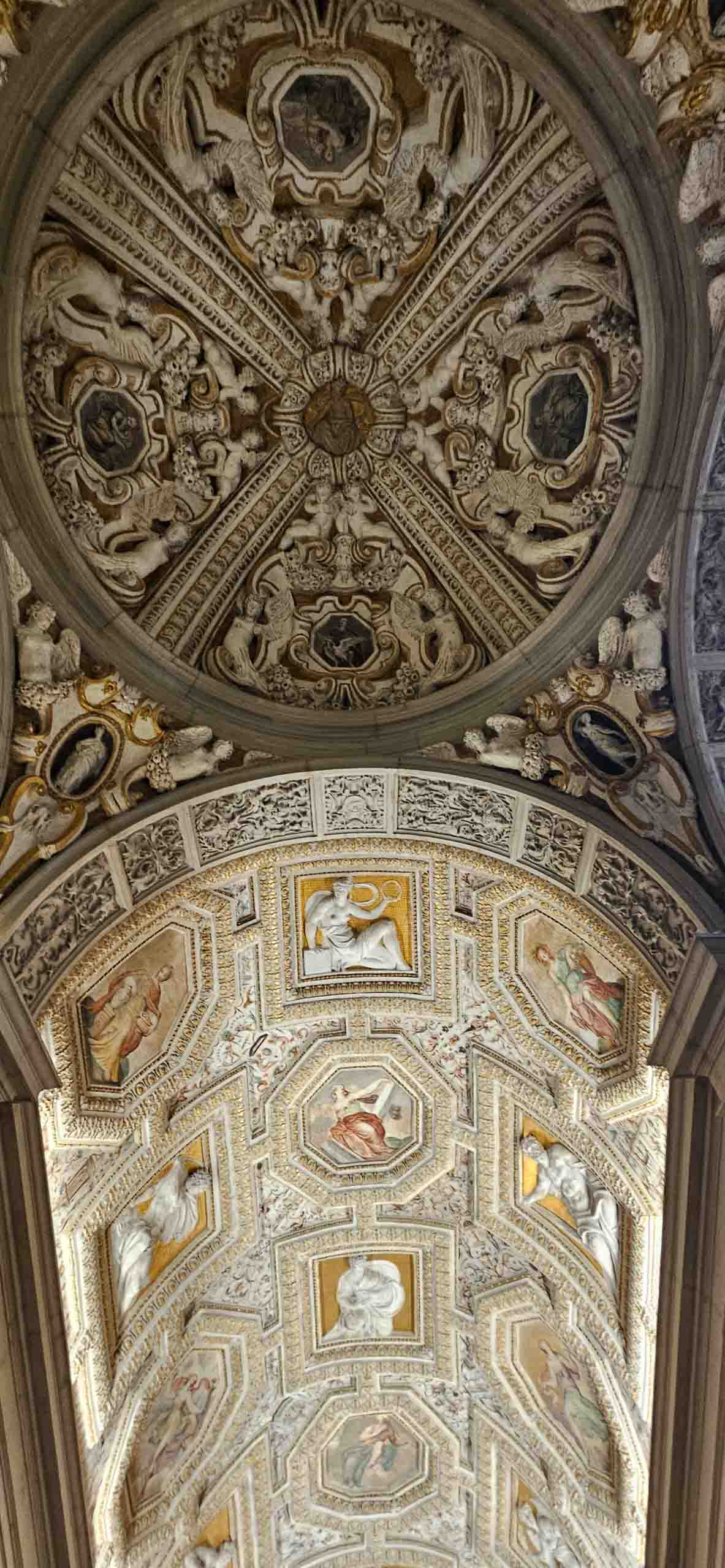 ceilings of the museo correr